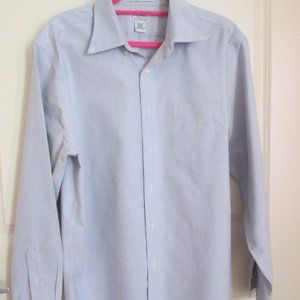 L.L. Bean Wrinkle Resistant Trim Fit 16.5 - 34 Pale Blue Men's Shirt